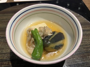 長茄子と海老湯葉生姜煮.jpeg