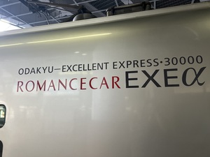 ロマンスカーで帰ります．.jpeg